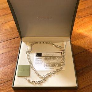 Judith Ripka sterling silver necklace